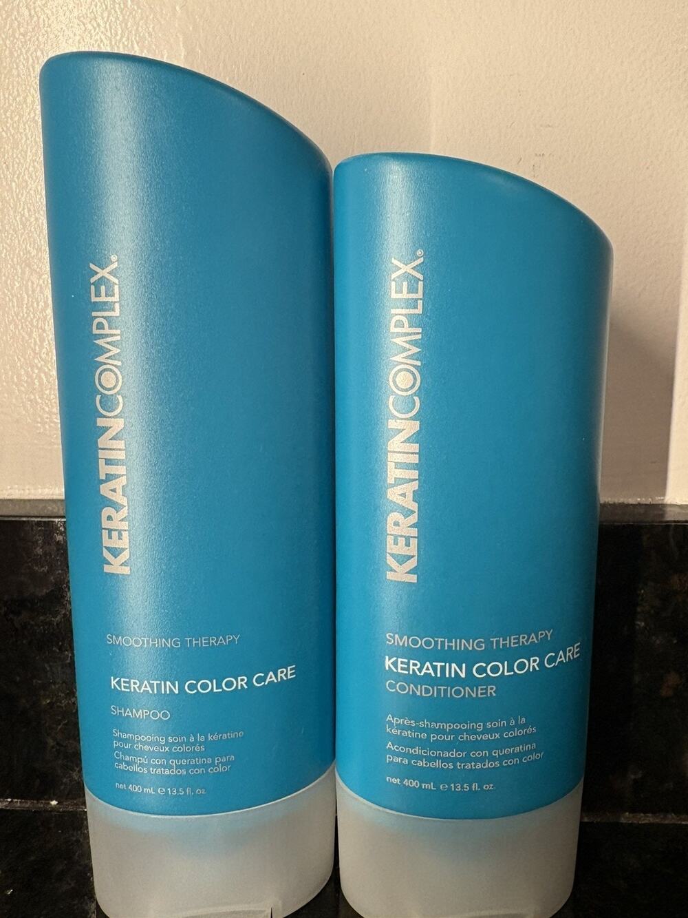 KERATIN COMPLEX SMOOTHING THERAPY KERATIN COLOR CARE SHAMPOO & CONDITIONER